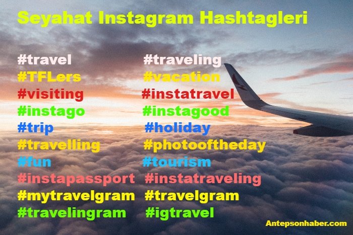 Seyahat Instagram Hashtagleri