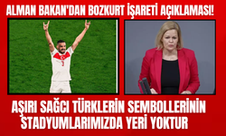 Alman Bakan'dan Bozkurt İşareti Açıklaması! Aşırı Sağcı Türklerin Sembollerinin Stadyumlarımızda Yeri Yoktur