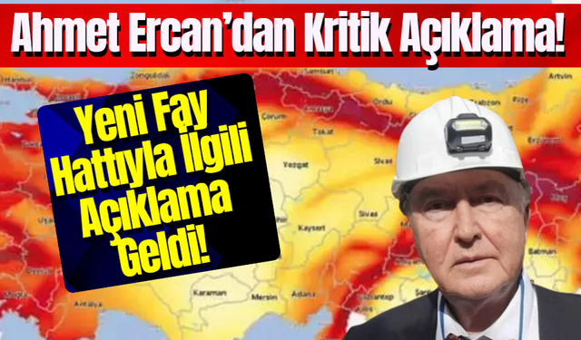 Ahmet Ercan’dan Bursa'daki Yeni Fay Hattıyla İlgili Açıklama Geldi!