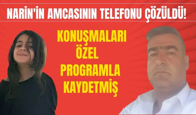 "Narin'in Amcasının Telefonunda Büyük Sürpriz: Silinmiş Mesajlar Tekrar Görüntülendi"